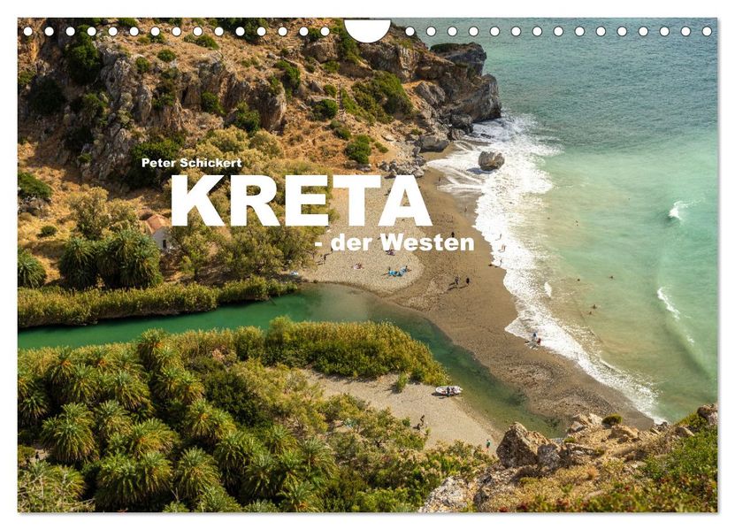 Kreta - der Westen (Wandkalender 2027 DIN A4 quer) CALVENDO Monatskalender