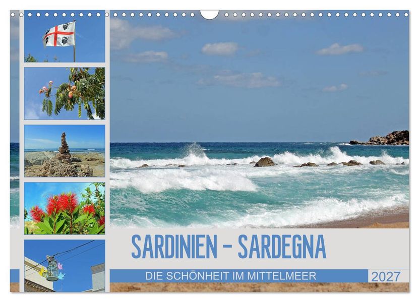 SARDINIEN - SARDEGNA (Wandkalender 2027 DIN A3 quer) CALVENDO Monatskalender