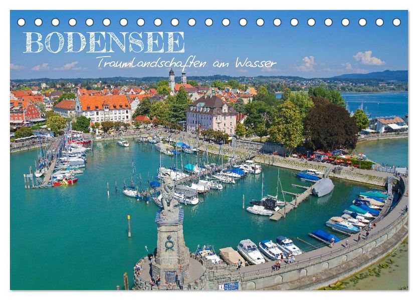Bodensee - Traumlandschaften am Wasser (Tischkalender 2027 DIN A5 quer) CALVENDO Monatskalender