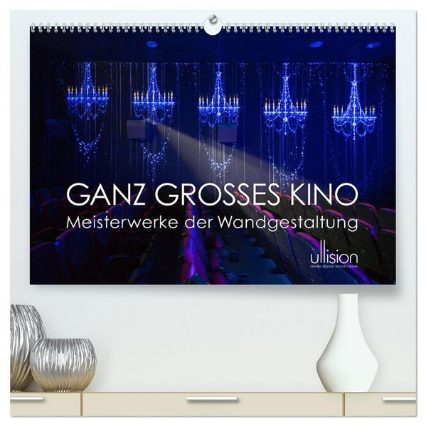 GANZ GROSSES KINO - Meisterwerke der Wandgestaltung (hochwertiger Premium Wandkalender 2027 DIN A2 quer) Kunstdruck in Hochglanz