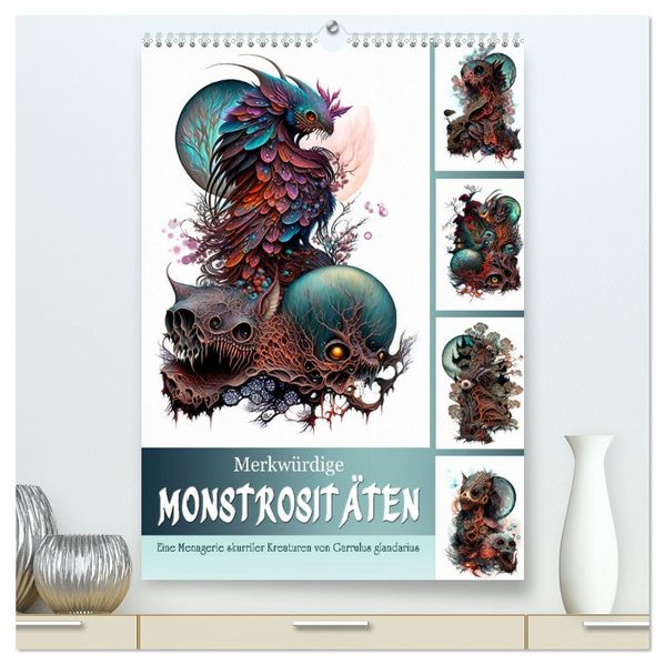 Merkwürdige Monstrositäten (hochwertiger Premium Wandkalender 2027 DIN A2 hoch) Kunstdruck in Hochglanz