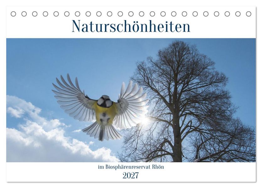 Naturschönheiten im Biosphärerenreservat Rhön (Tischkalender 2027 DIN A5 quer) CALVENDO Monatskalender