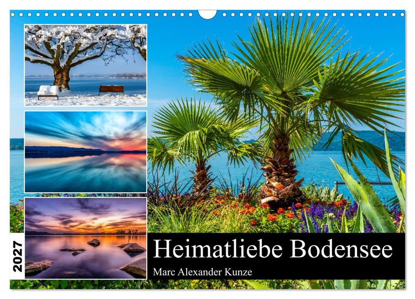 Heimatliebe Bodensee (Wandkalender 2027 DIN A3 quer) CALVENDO Monatskalender