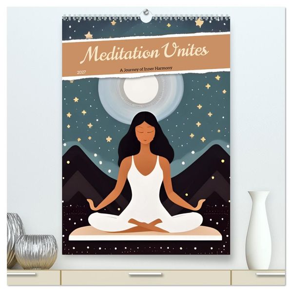Meditation Unites (High Quality Premium Wall Calendar 2027 DIN A2 portrait)CALVENDO 12 Month Wall Calendar