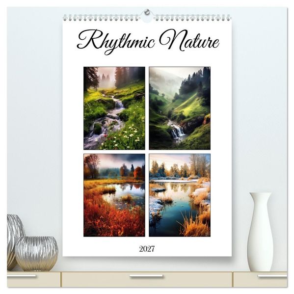 Rhythmic Nature (High Quality Premium Wall Calendar 2027 DIN A2 portrait)CALVENDO 12 Month Wall Calendar