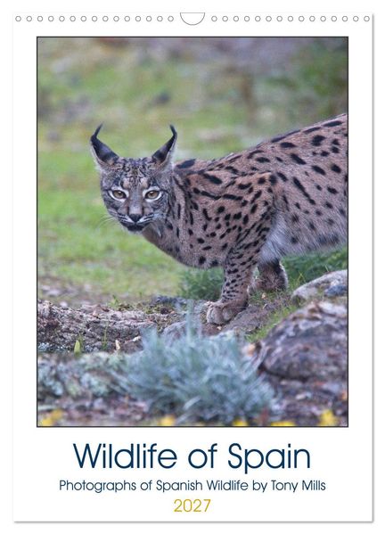 Wildlife of Spain (Wall Calendar 2027 DIN A3 portrait) CALVENDO 12 Month Wall Calendar