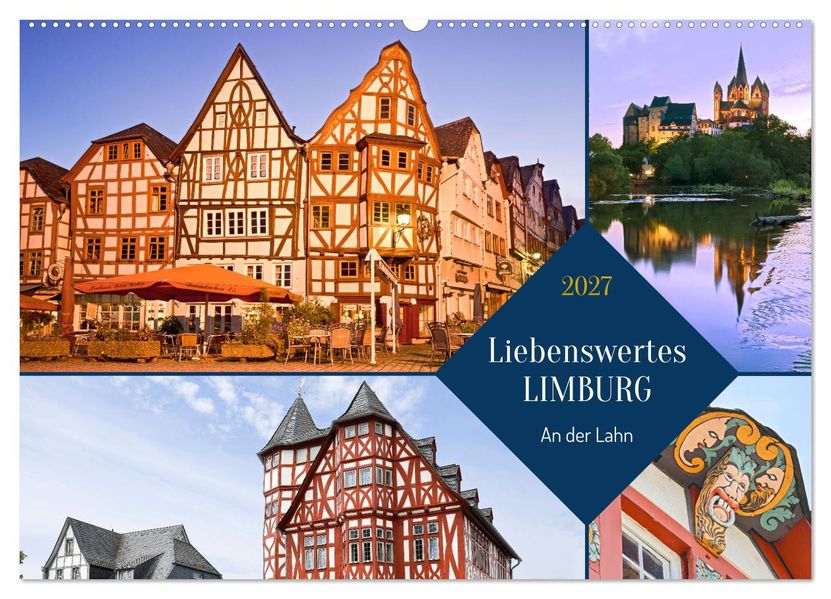 Liebenswertes Limburg (Wandkalender 2027 DIN A2 quer) CALVENDO Monatskalender