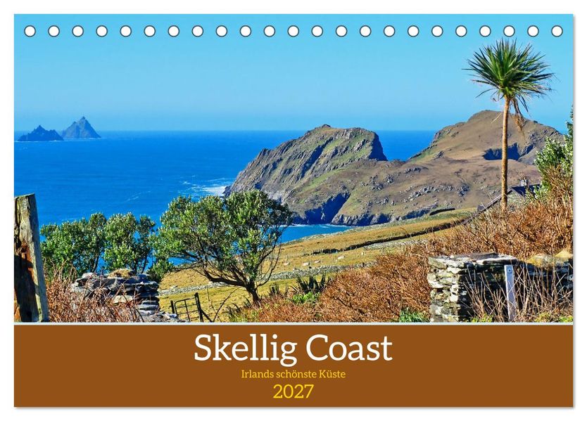 Skellig Coast - Irlands schönste Küste (Tischkalender 2027 DIN A5 quer) CALVENDO Monatskalender