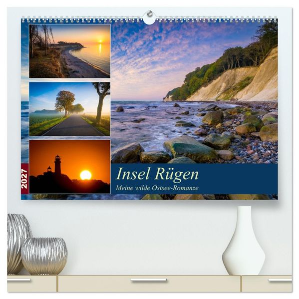 Insel Rügen - Meine wilde Ostsee-Romanze (hochwertiger Premium Wandkalender 2027 DIN A2 quer) Kunstdruck in Hochglanz