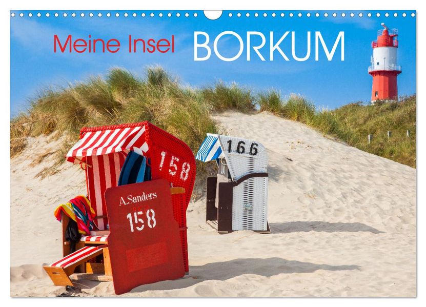 Meine Insel Borkum (Wandkalender 2027 DIN A3 quer) CALVENDO Monatskalender