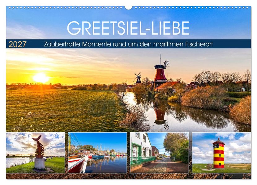 GREETSIEL-LIEBE (Wandkalender 2027 DIN A2 quer) CALVENDO Monatskalender