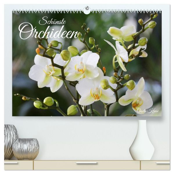 Schönste Orchideen (hochwertiger Premium Wandkalender 2027 DIN A2 quer) Kunstdruck in Hochglanz