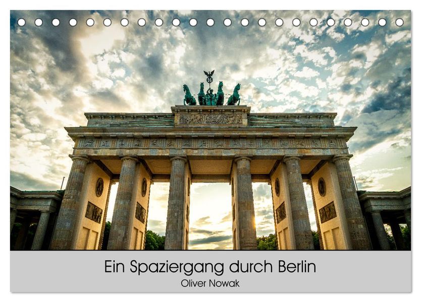 Ein Spaziergang durch Berlin (Tischkalender 2027 DIN A5 quer) CALVENDO Monatskalender