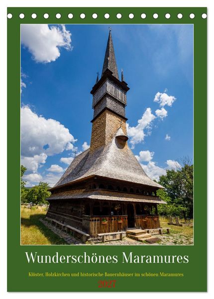 Wunderschönes Maramures (Tischkalender 2027 DIN A5 hoch) CALVENDO Monatskalender