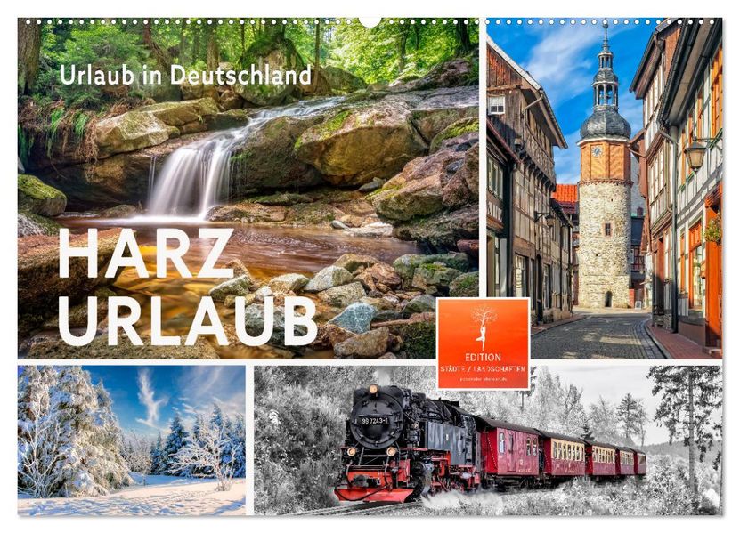 Harz - Urlaub (Wandkalender 2027 DIN A2 quer) CALVENDO Monatskalender