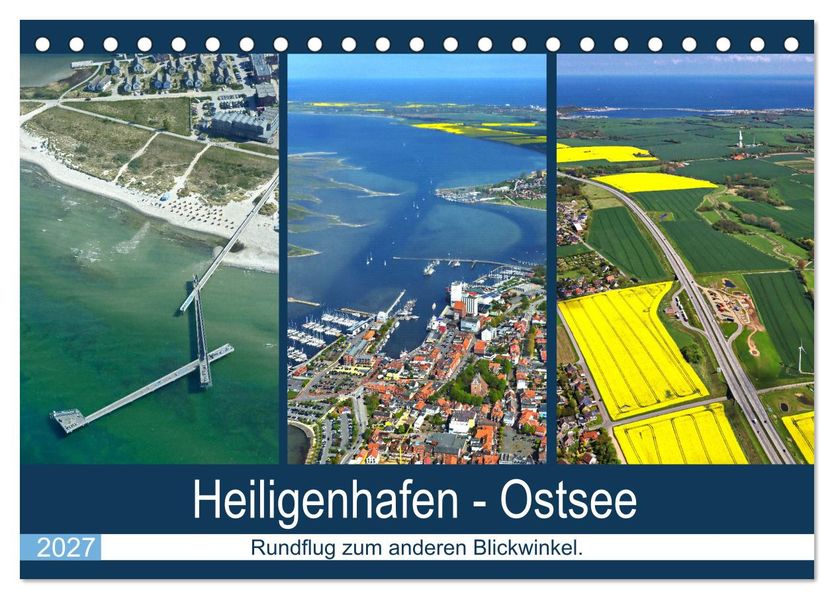 Heiligenhafen - Ostsee (Tischkalender 2027 DIN A5 quer) CALVENDO Monatskalender