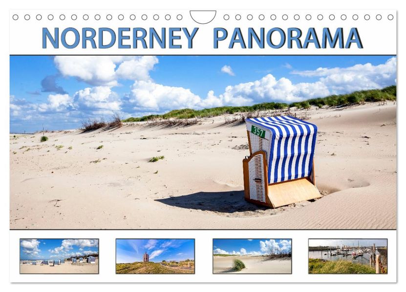 NORDERNEY PANORAMA (Wandkalender 2027 DIN A4 quer) CALVENDO Monatskalender