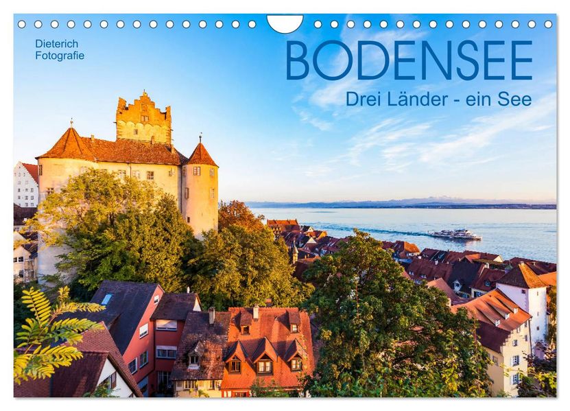 BODENSEE Drei Länder - ein See (Wandkalender 2027 DIN A4 quer) CALVENDO Monatskalender