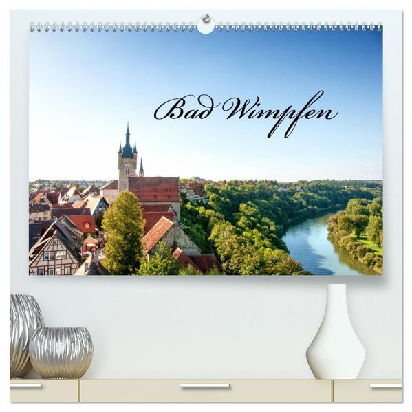 Bad Wimpfen. (hochwertiger Premium Wandkalender 2027 DIN A2 quer) Kunstdruck in Hochglanz