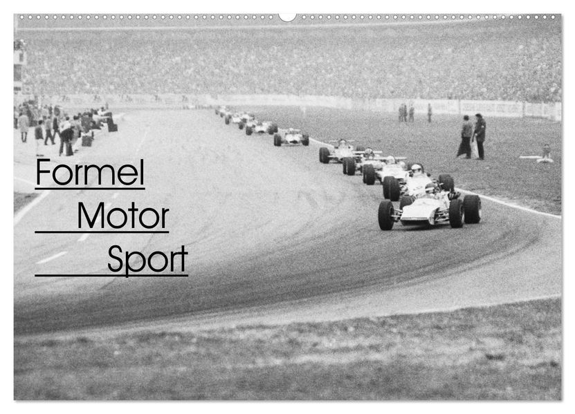 Formel Motor Sport (Wandkalender 2027 DIN A2 quer) CALVENDO Monatskalender