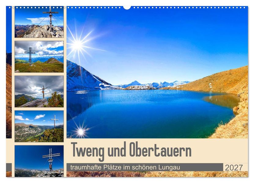 Tweng und Obertauern (Wandkalender 2027 DIN A2 quer) CALVENDO Monatskalender