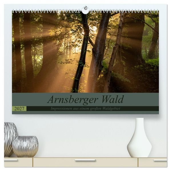 Arnsberger Wald (hochwertiger Premium Wandkalender 2027 DIN A2 quer) Kunstdruck in Hochglanz