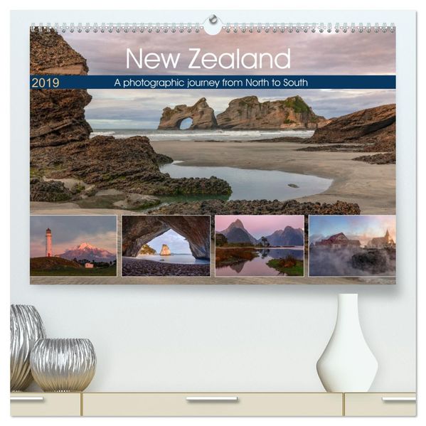 New Zealand a photographic journey from North to South (High Quality Premium Wall Calendar 2027 DIN A2 landscape)CALVENDO 12 Month Wall Calendar