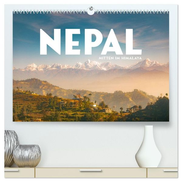 Nepal - Mitten im Himalaya (hochwertiger Premium Wandkalender 2027 DIN A2 quer) Kunstdruck in Hochglanz