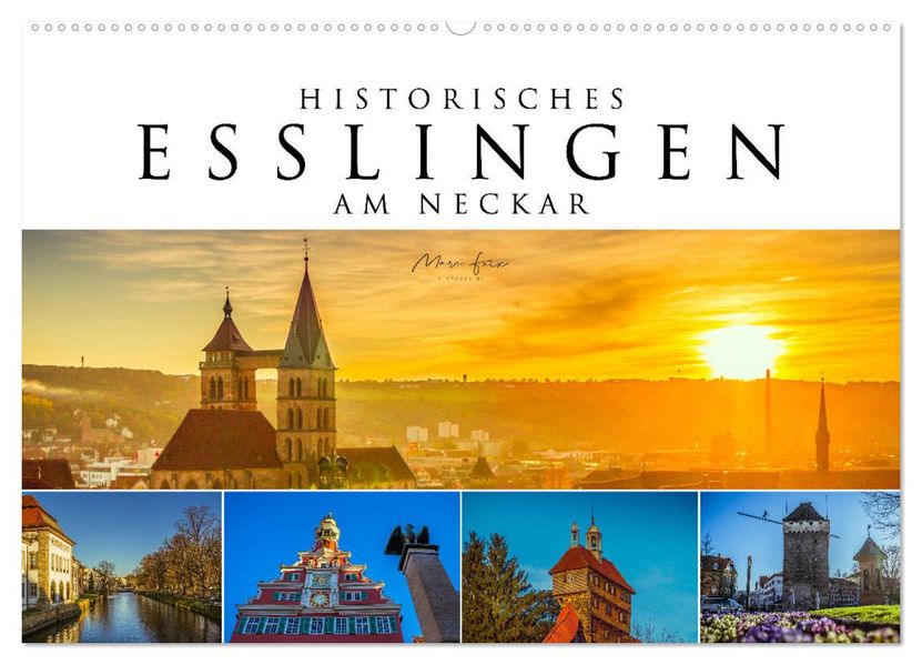Historisches Esslingen am Neckar 2027 (Wandkalender 2027 DIN A2 quer) CALVENDO Monatskalender