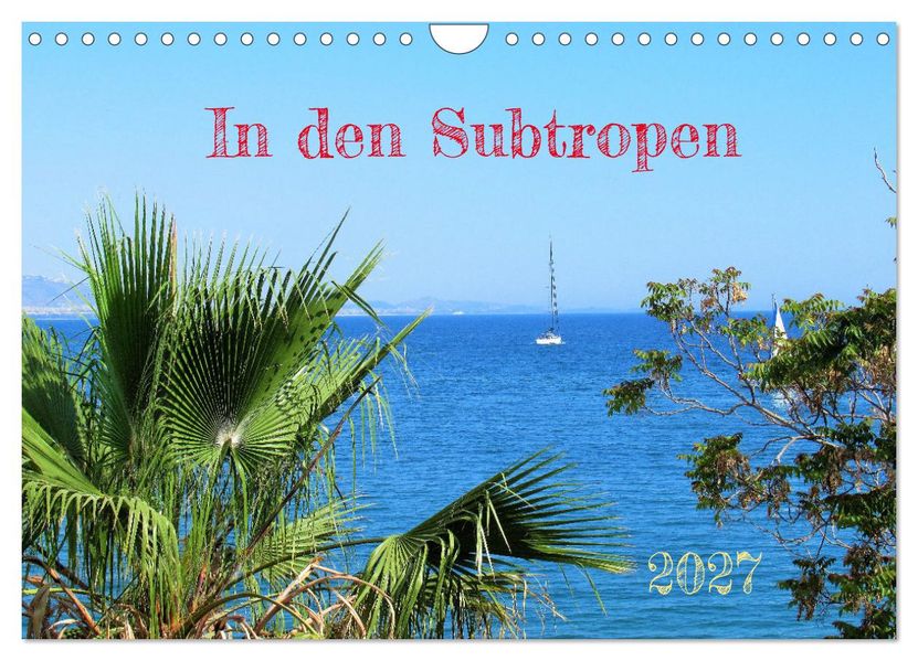 In den Subtropen (Wandkalender 2027 DIN A4 quer) CALVENDO Monatskalender
