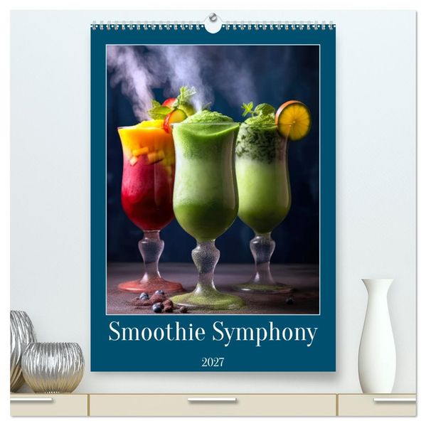 Smoothie Symphony (High Quality Premium Wall Calendar 2027 DIN A2 portrait)CALVENDO 12 Month Wall Calendar
