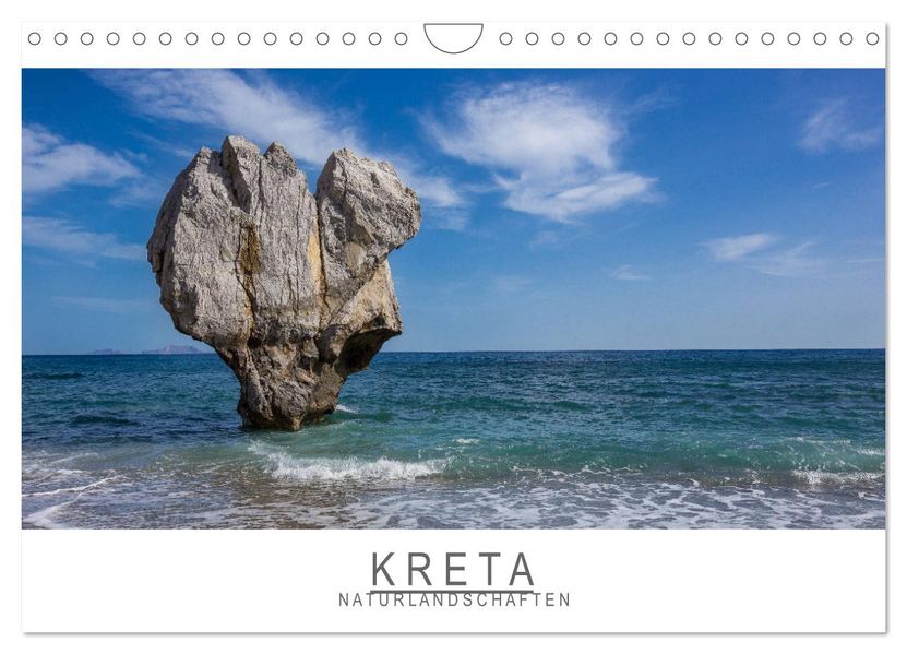 Kreta - Naturlandschaften (Wandkalender 2027 DIN A4 quer) CALVENDO Monatskalender