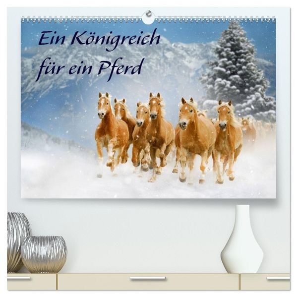 Ein Königreich für ein Pferd (hochwertiger Premium Wandkalender 2027 DIN A2 quer) Kunstdruck in Hochglanz