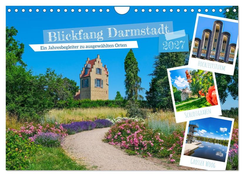 Blickfang Darmstadt! (Wandkalender 2027 DIN A4 quer) CALVENDO Monatskalender