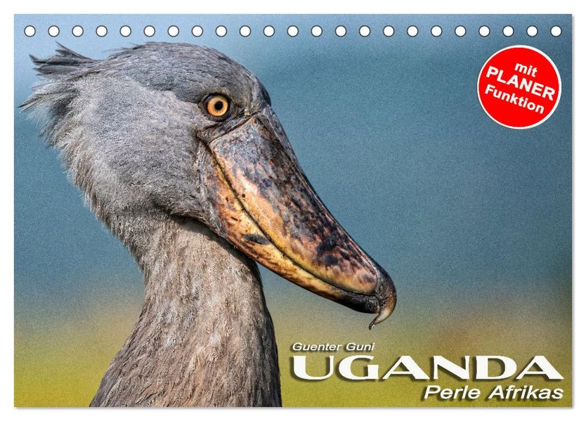 UGANDA - Perle Afrikas (Tischkalender 2027 DIN A5 quer) CALVENDO Monatskalender