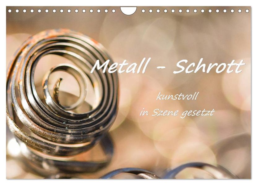 Metall - Schrott kunstvoll in Szene gesetzt (Wandkalender 2027 DIN A4 quer) CALVENDO Monatskalender
