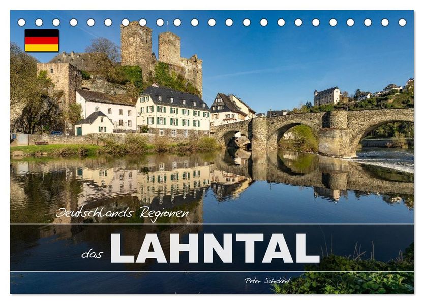 Deutschlands Regionen - das Lahntal (Tischkalender 2027 DIN A5 quer) CALVENDO Monatskalender