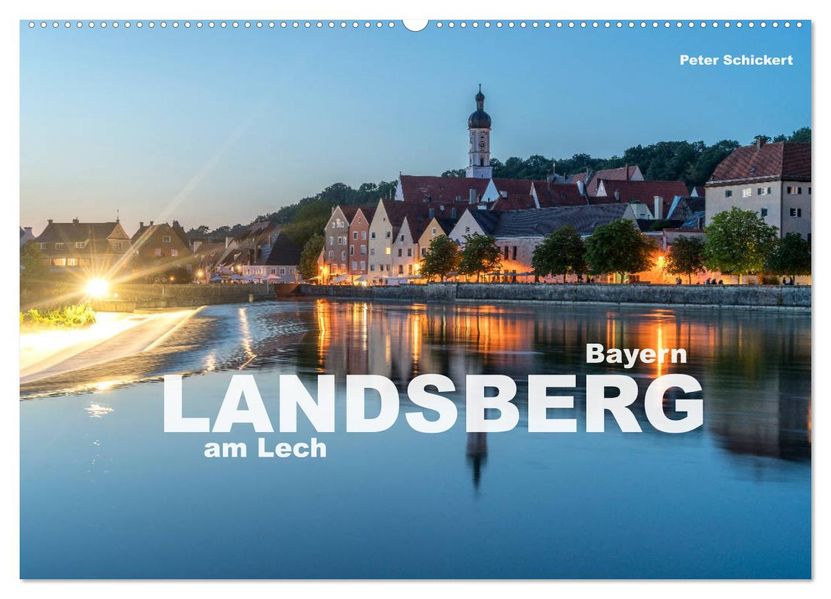 Landsberg am Lech (Wandkalender 2027 DIN A2 quer) CALVENDO Monatskalender