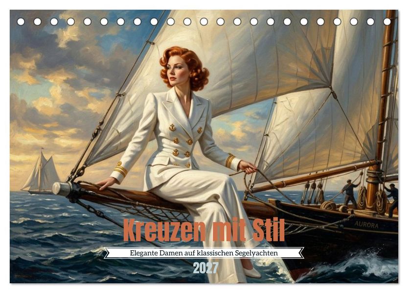 Kreuzen mit Stil (Tischkalender 2027 DIN A5 quer) CALVENDO Monatskalender