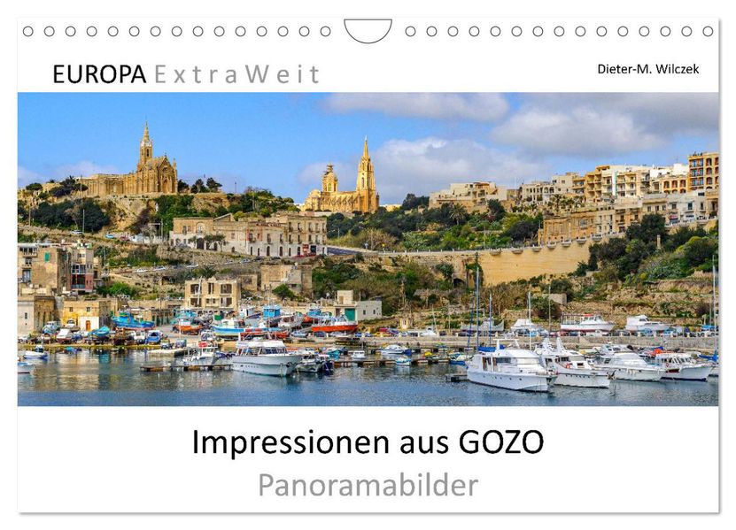 Impressionen aus GOZO - Panoramabilder (Wandkalender 2027 DIN A4 quer) CALVENDO Monatskalender