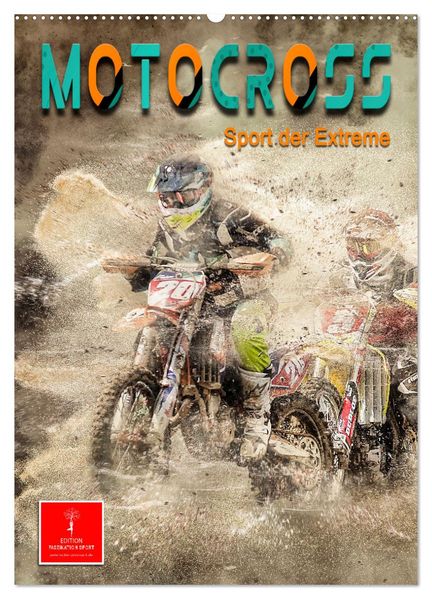 Motocross - Sport der Extreme (Wandkalender 2027 DIN A2 hoch) CALVENDO Monatskalender