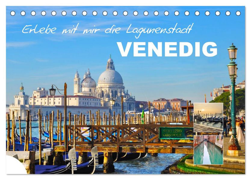 Erlebe mit mir die Lagunenstadt Venedig (Tischkalender 2027 DIN A5 quer) CALVENDO Monatskalender