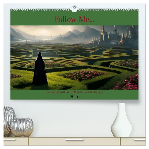Follow Me... (High Quality Premium Wall Calendar 2027 DIN A2 landscape)CALVENDO 12 Month Wall Calendar