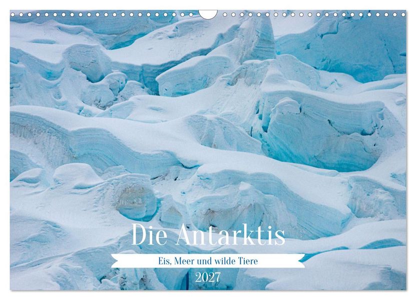 Die Antarktis - Eis Meer und wilde Tiere (Wandkalender 2027 DIN A3 quer) CALVENDO Monatskalender