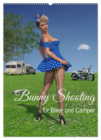 Bunny Shooting (Wandkalender 2027 DIN A2 hoch) CALVENDO Monatskalender