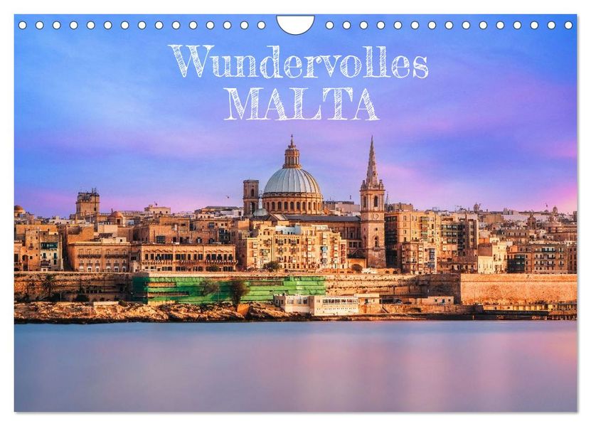 Wundervolles Malta (Wandkalender 2027 DIN A4 quer) CALVENDO Monatskalender