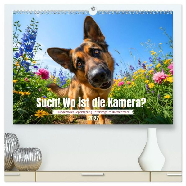 Such! Wo ist die Kamera? (hochwertiger Premium Wandkalender 2027 DIN A2 quer) Kunstdruck in Hochglanz