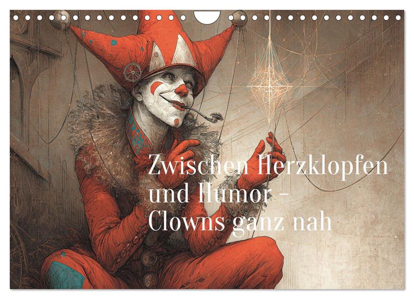 Zwischen Herzklopfen und Humor - Clowns ganz nah (Wandkalender 2027 DIN A4 quer) CALVENDO Monatskalender