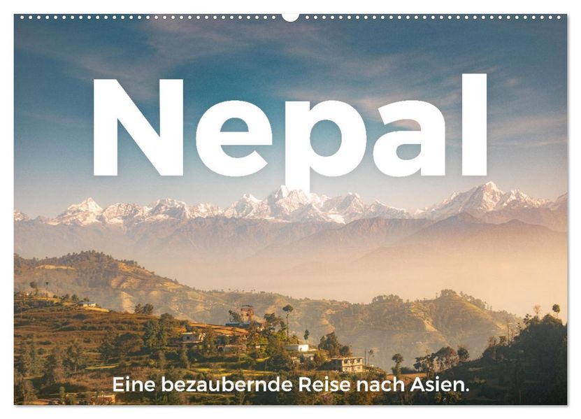 Nepal - Eine bezaubernde Reise nach Asien. (Wandkalender 2027 DIN A2 quer) CALVENDO Monatskalender