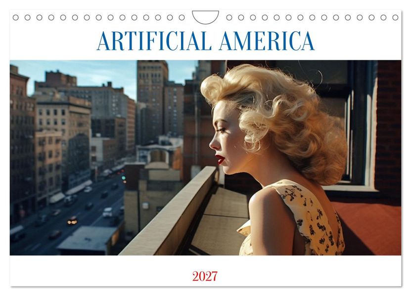 Artificial America (Wandkalender 2027 DIN A4 quer) CALVENDO Monatskalender